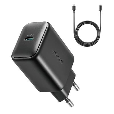 Сетевое зарядное устройство + кабель Type-C to Type-C Joyroom JR-TCF23EU PD25W Type-C USB-C черный