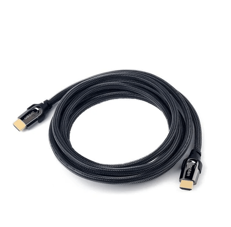 Кабель HDMI - HDMI 2м Onten OTN-HD180 ver 2.1 8K UHD в оплетке черный