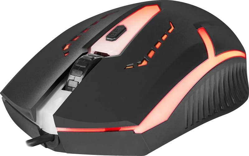 Мышь проводная DEFENDER Flash MB-600L 7 цветов 4 кнопки 800-1200 dpi 1.8м