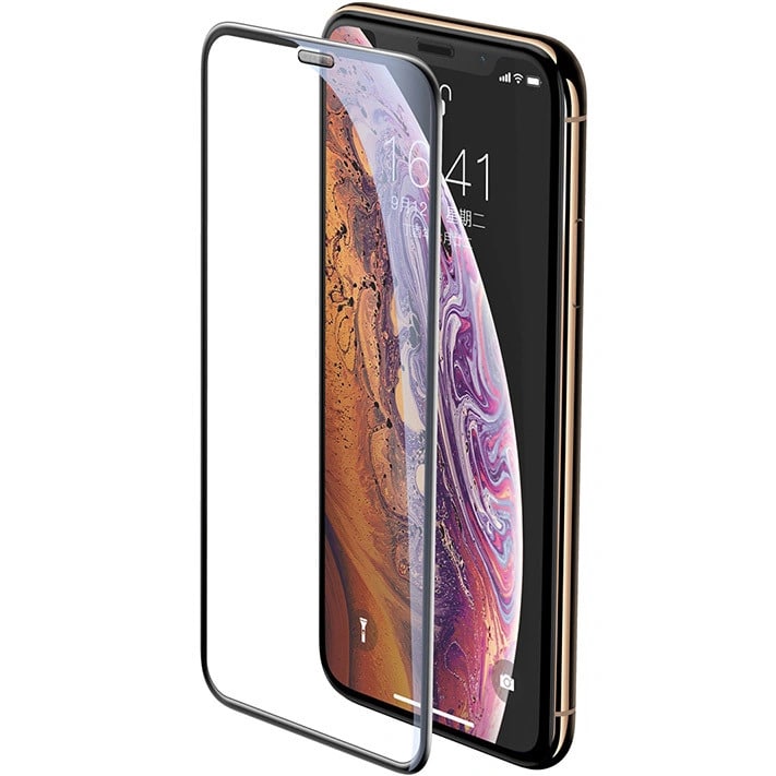 фото Защитное стекло для iphone 11 Pro Max/XS Max 6.5 Baseus Full-screen curved WA-01 черное