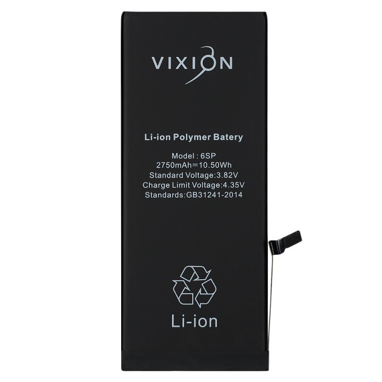 фото Аккумулятор для iphone 6S Plus 2750mAh Vixion с монтажным скотчем