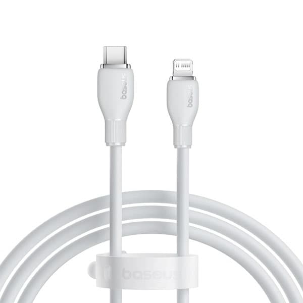 Кабель для зарядки iP Lightning to Type-C PD 20W Baseus Pudding Series P10355701221-01 2м белый Кабель для зарядки iP Lightning to Type-C PD 20W Baseus Pudding Series P10355701221-01 2м белый