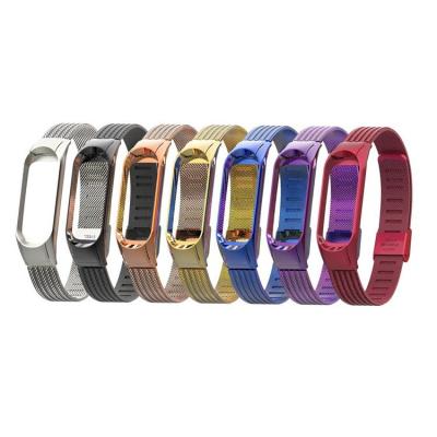 Ремешок для Mi Band 3 CBXM307-1 сетчатый с застежкой Silver Ремешок для Mi Band 3 CBXM307-1 сетчатый с застежкой Silver