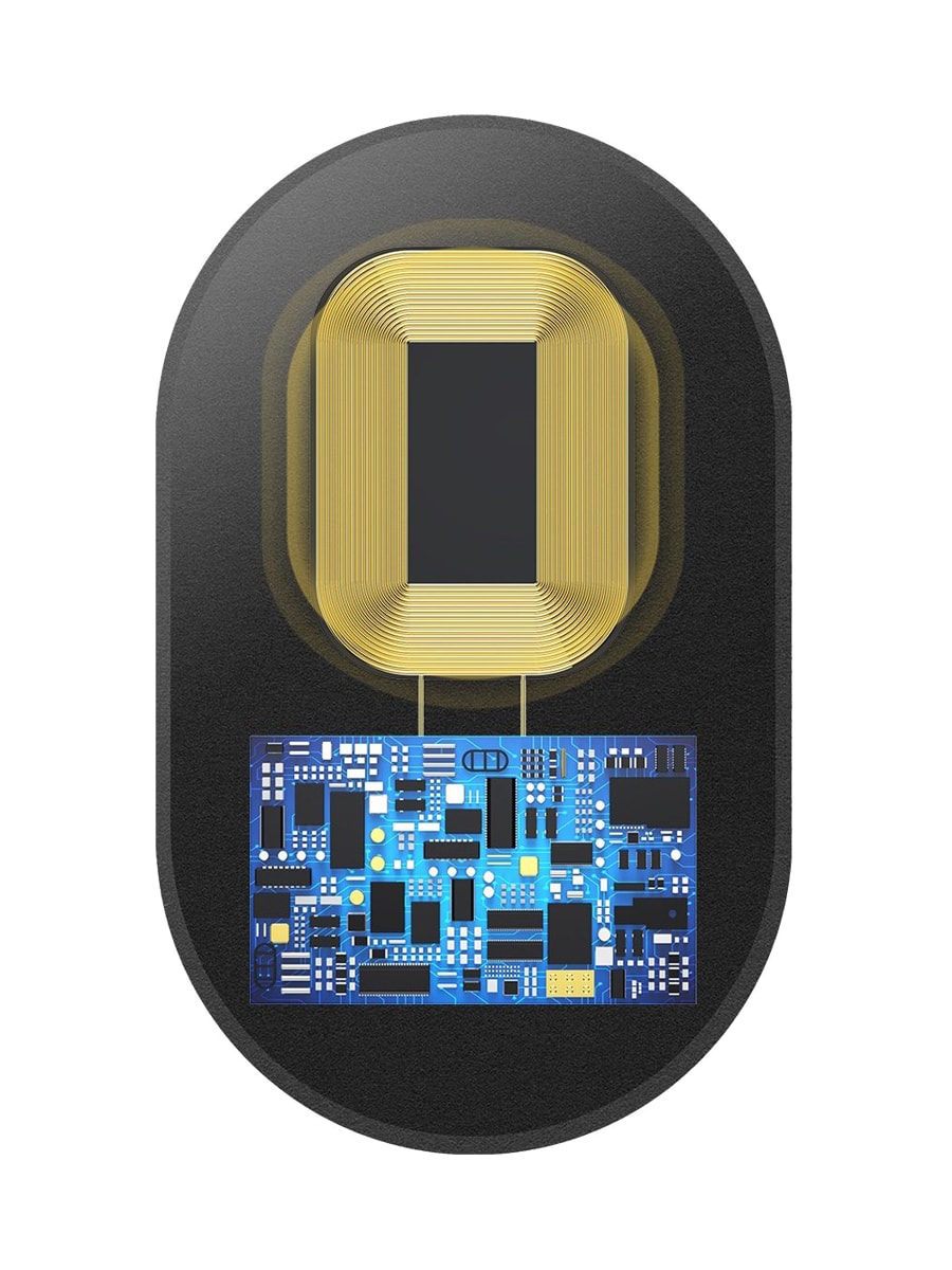 Изображение Приемник беспроводной зарядки для Micro USB Baseus черный WXTE-C01 фото Приемник беспроводной зарядки для Micro USB Baseus черный WXTE-C01