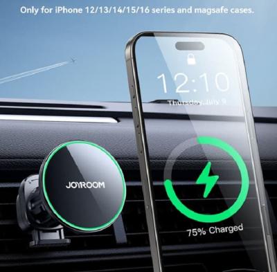 Автомобильный держатель для телефона Joyroom JR-ZS412 магнитный с беспроводной зарядкой 15W в решетку вентиляции Автомобильный держатель для телефона Joyroom JR-ZS412 магнитный с беспроводной зарядкой 15W в решетку вентиляции