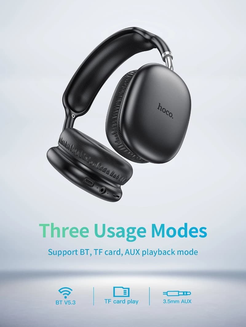 фото Наушники беспроводные накладные HOCO W35 Air Triumph зеленые