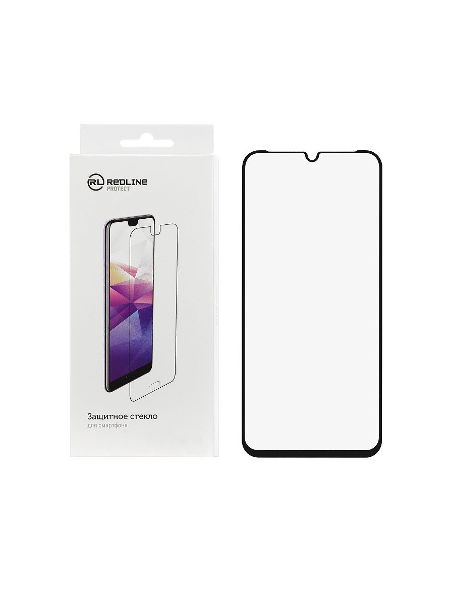фото Защитное стекло для Huawei Honor 10X Lite/P Smart 2021 Red Line FULL GLUE черное