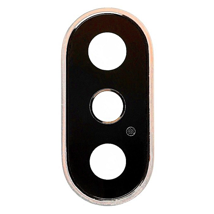 Стекло камеры для iphone X золото