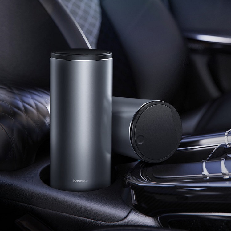 Изображение Автомобильный контейнер для мусора Baseus Gentleman Style Vehicle-mounted Trash Can серый CRLJT-0G сайта akstel.ru фото Автомобильный контейнер для мусора Baseus Gentleman Style Vehicle-mounted Trash Can серый CRLJT-0G