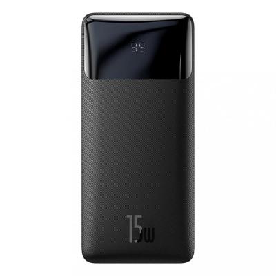 Внешний аккумулятор повербанк Power bank Baseus Bipow Digital Display 20000mAh 15W черный PPDML-J01
