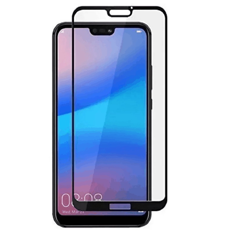 фото Защитное стекло для Huawei P20 Lite/Nova 3E/Nova 5i//P40 Lite/P40 Lite E Fixtor 9D черное