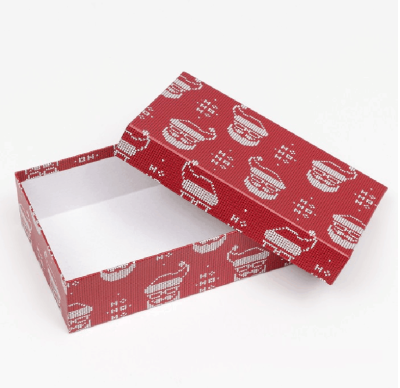 Коробка подарочная "Санта" 23х16х9,5 см 7508302