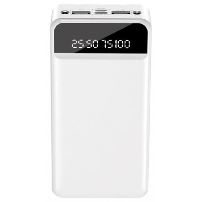 фото Внешний аккумулятор повербанк Power bank xomobile PR164 30000mAh 2USB+Micro USB+Type-C USB-С белый
