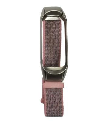 Ремешок для Mi Band 3 CBXM301 тканевый с липучкой+металл Rose