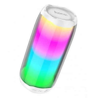 Колонка блютуз HOCO HC8 Colorful 360 LED белая 1800mAh Колонка блютуз HOCO HC8 Colorful 360 LED белая 1800mAh