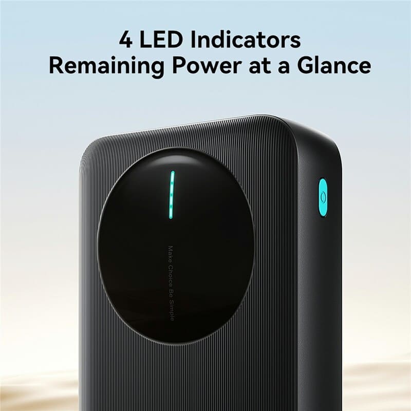 фото Внешний аккумулятор повербанк Power bank Joyroom JR-PBF14 Pro 20000mAh 22.5W с дисплеем черный