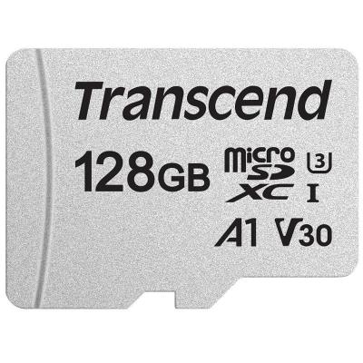 Карта памяти Transend Micro SDXC Class 10 UHC-I U3 A1 4K 100MB/s 128Gb без адаптера