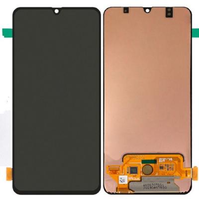 Дисплей для Samsung A80 2019/A805 "как новый" + тачскрин черный с рамкой