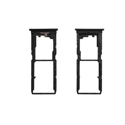 Держатель сим для Vivo Y20 черный