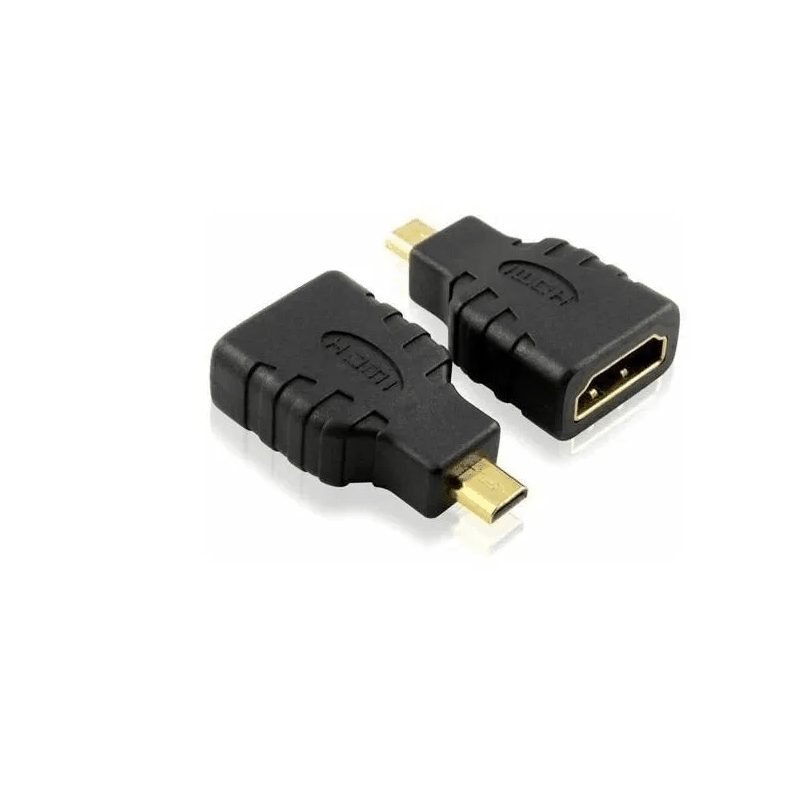 Адаптер переходник micro HDMI (F) - HDMI (M) Onten HD702 черный