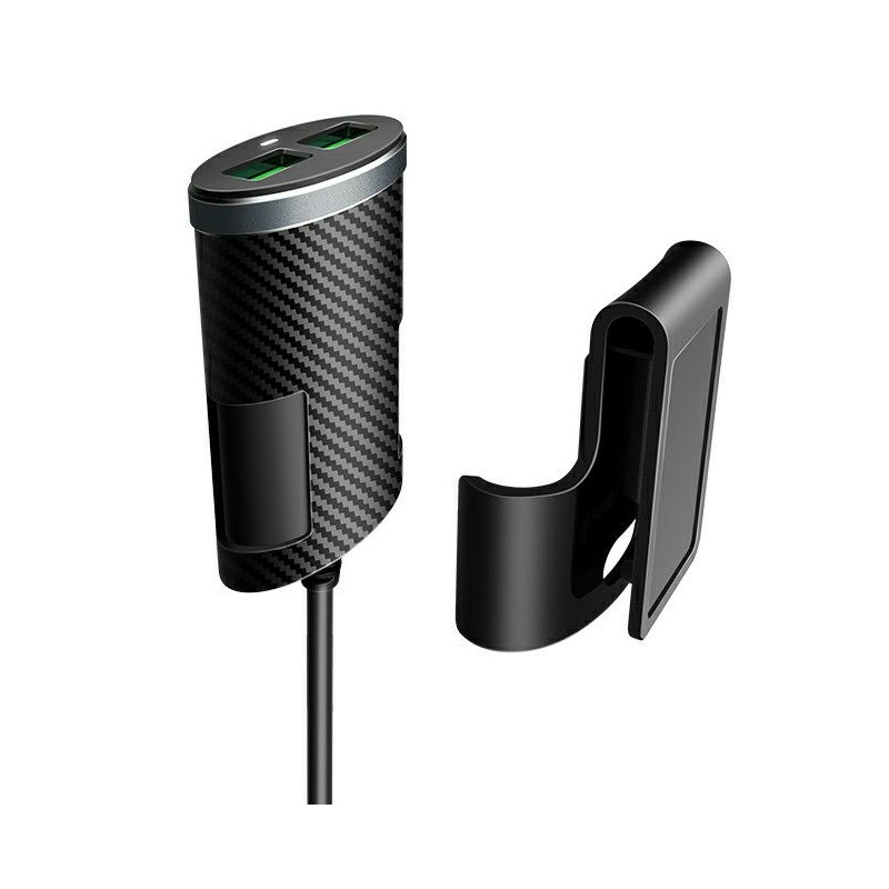 Изображение Автомобильное зарядное устройство LDNIO C502 2+2USB 5,1A черное фото Автомобильное зарядное устройство LDNIO C502 2+2USB 5,1A черное