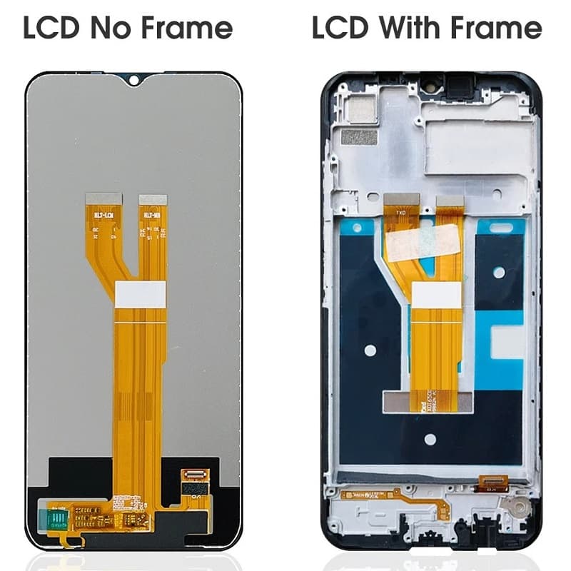 Дисплей для Realme C20/C21/C11 2021 (G) + тачскрин черный с рамкой o
