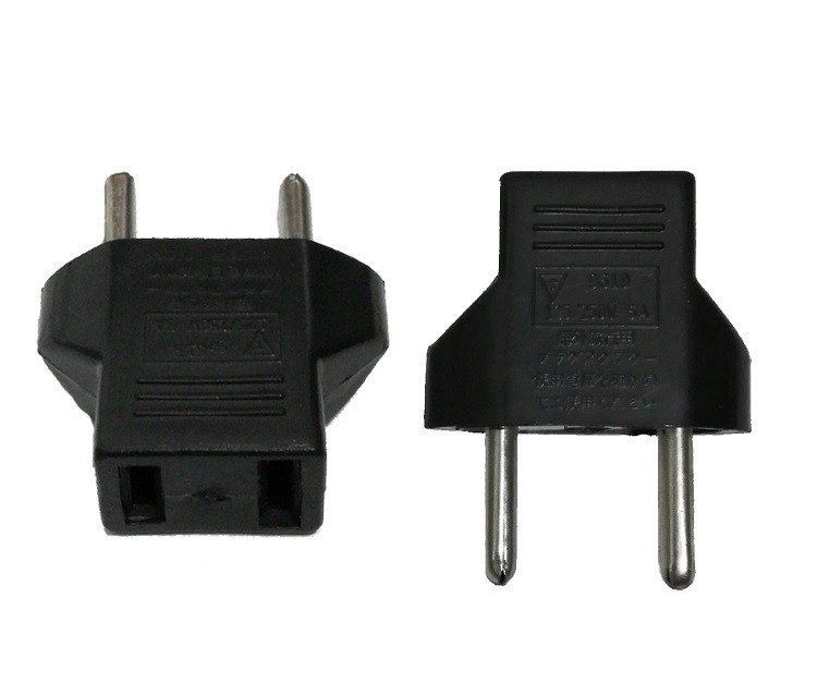 фото Сетевой переходник адаптер для евророзетки 6A 125V/250V черный