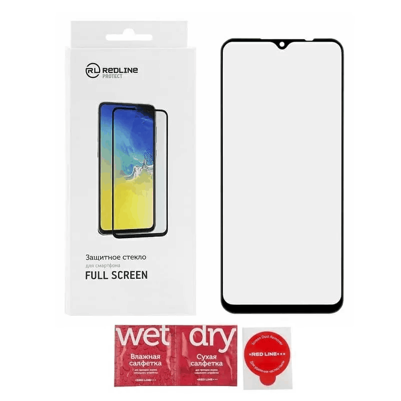 фото Защитное стекло для Huawei Honor X6/Honor X6b/Nova Y61 Red Line FULL GLUE черное