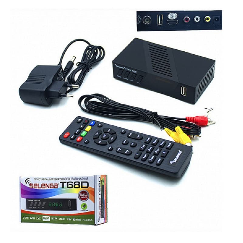 Цифровая приставка Selenga T68D DVB-T2,DVB-C,Wi-Fi