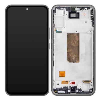 Дисплей для Samsung A54 5G/A546E "как новый" + тачскрин черный с рамкой