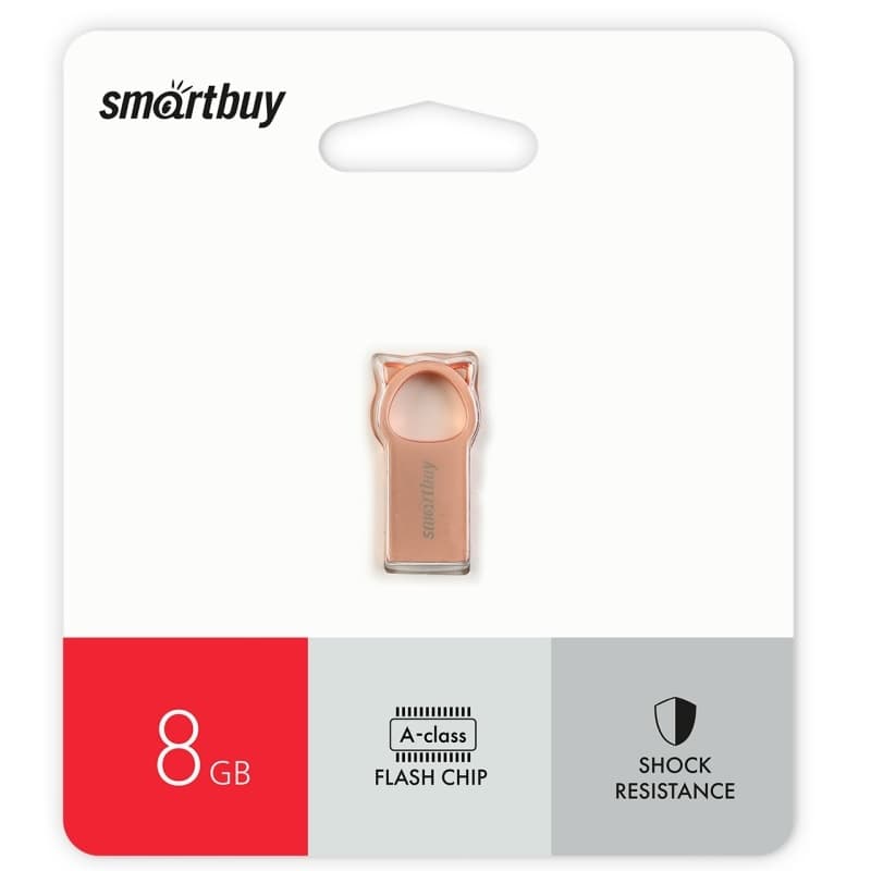 Изображение Флеш-накопитель Smartbuy MC5 Metal Kitty розовый 8Gb Изображение Флеш-накопитель Smartbuy MC5 Metal Kitty розовый 8Gb