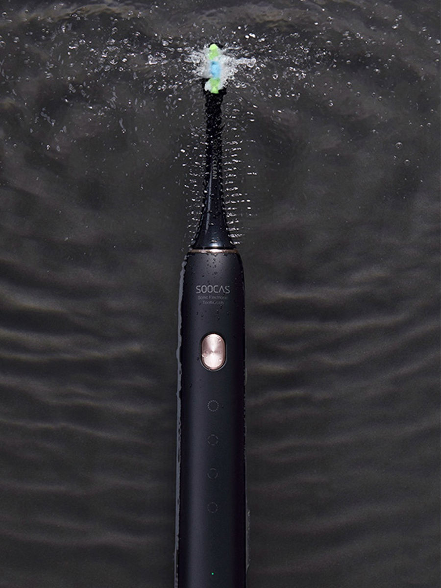 Электрическая зубная щетка ми сяоми ксиоми Sonic Electric Toothbrush X3U (2 насадки+щеточка для лица) черная Электрическая зубная щетка ми сяоми ксиоми Sonic Electric Toothbrush X3U (2 насадки+щеточка для лица) черная