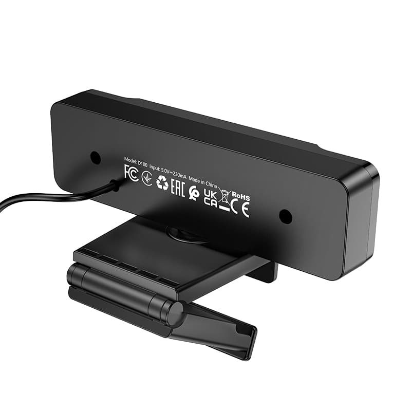 Web-камера веб камера с микрофоном HOCO D100 1080P 2MP USB 2.0/3.0 черная Web-камера веб камера с микрофоном HOCO D100 1080P 2MP USB 2.0/3.0 черная
