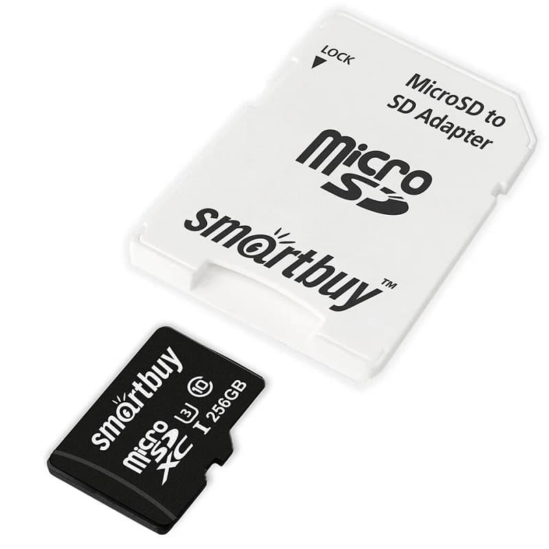 Изображение Карта памяти Smartbuy Micro SDXC Class 10 UHS-1 U3 256Gb  