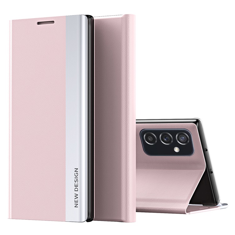 фото Чехол-книжка для Xiaomi Redmi Note 10 Pro New Design с магнитом розовый