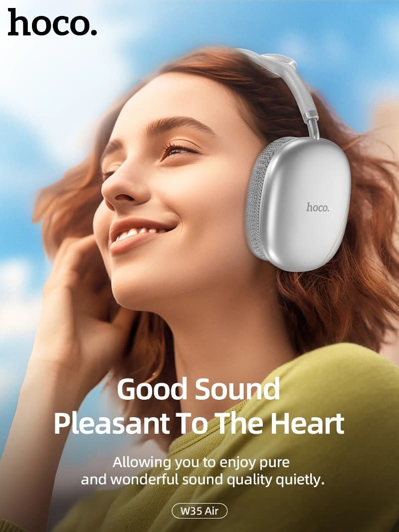 фото Наушники беспроводные накладные HOCO W35 Air Triumph зеленые