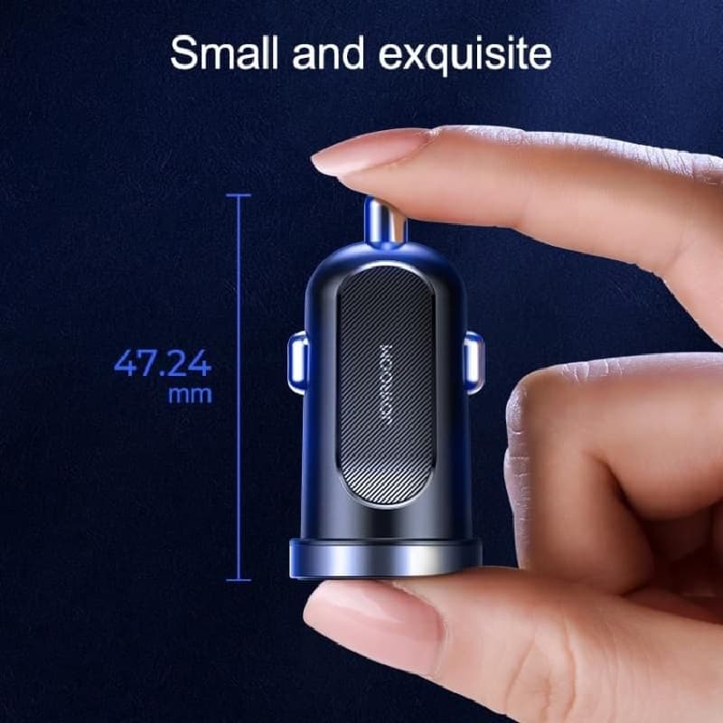 Изображение Автомобильное зарядное устройство Joyroom C-A09 Mini 2USB QC3.0 30W черное фото Автомобильное зарядное устройство Joyroom C-A09 Mini 2USB QC3.0 30W черное