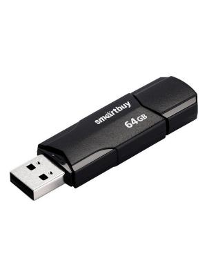 Флеш-накопитель Smartbuy Clue черный 64Gb