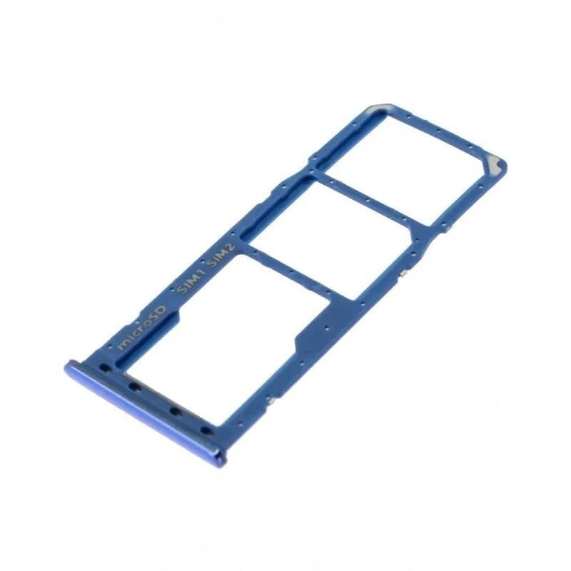 Держатель сим для Samsung A205/A305/A505/A705 Galaxy A20/A30/A50/A70 2019 синий