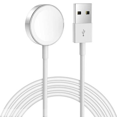 Магнитное зарядное устройство кабель для часов Apple Watch HOCO CW39 USB 1.2м 1A белое