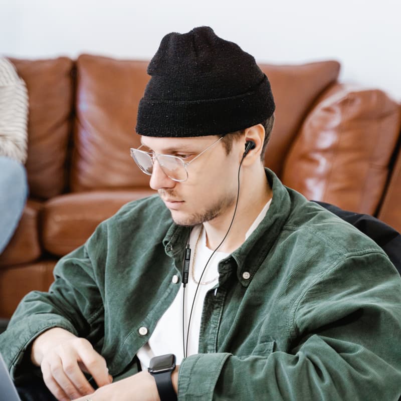 фото Наушники проводные разъем Type-C Hoco M101 Pro черные