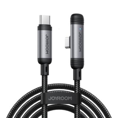 Кабель для зарядки Type-C to Type-C Joyroom S-A56 угол 90 PD 60W 1.2м черный