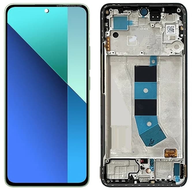 Дисплей для Xiaomi Redmi Note 13 4G + тачскрин черный с рамкой OLED