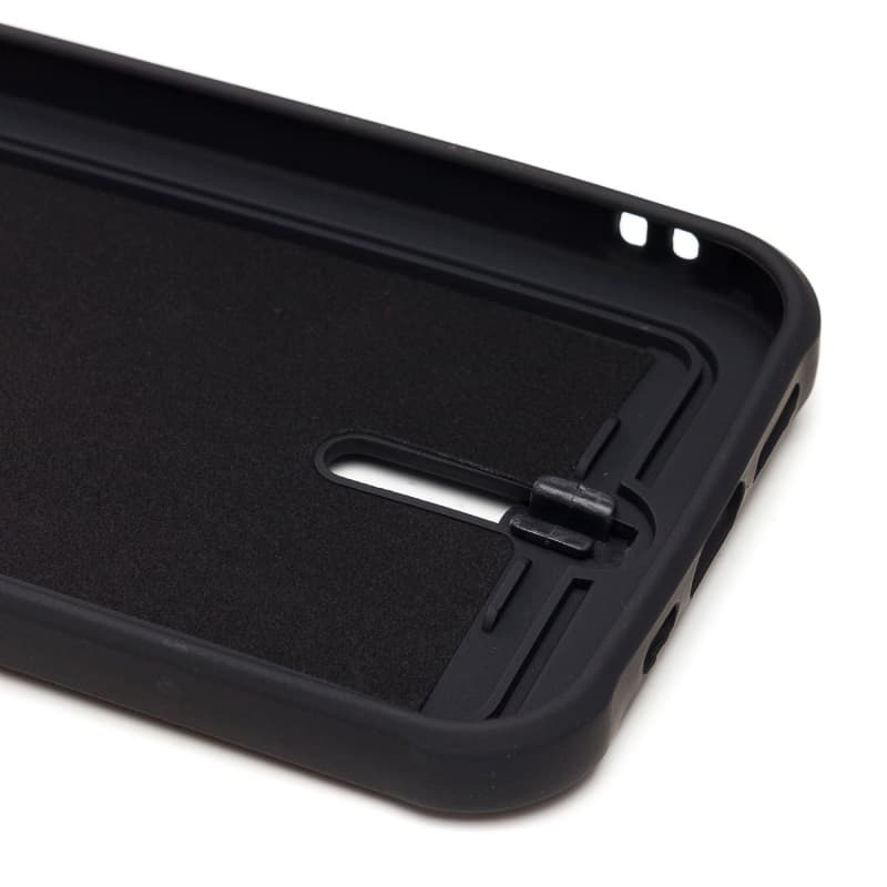 фото Чехол накладка для iphone 15 Pro Max (6.7) с карманом для карты картхолдером с бегунком с защищенными углами и камерой черный