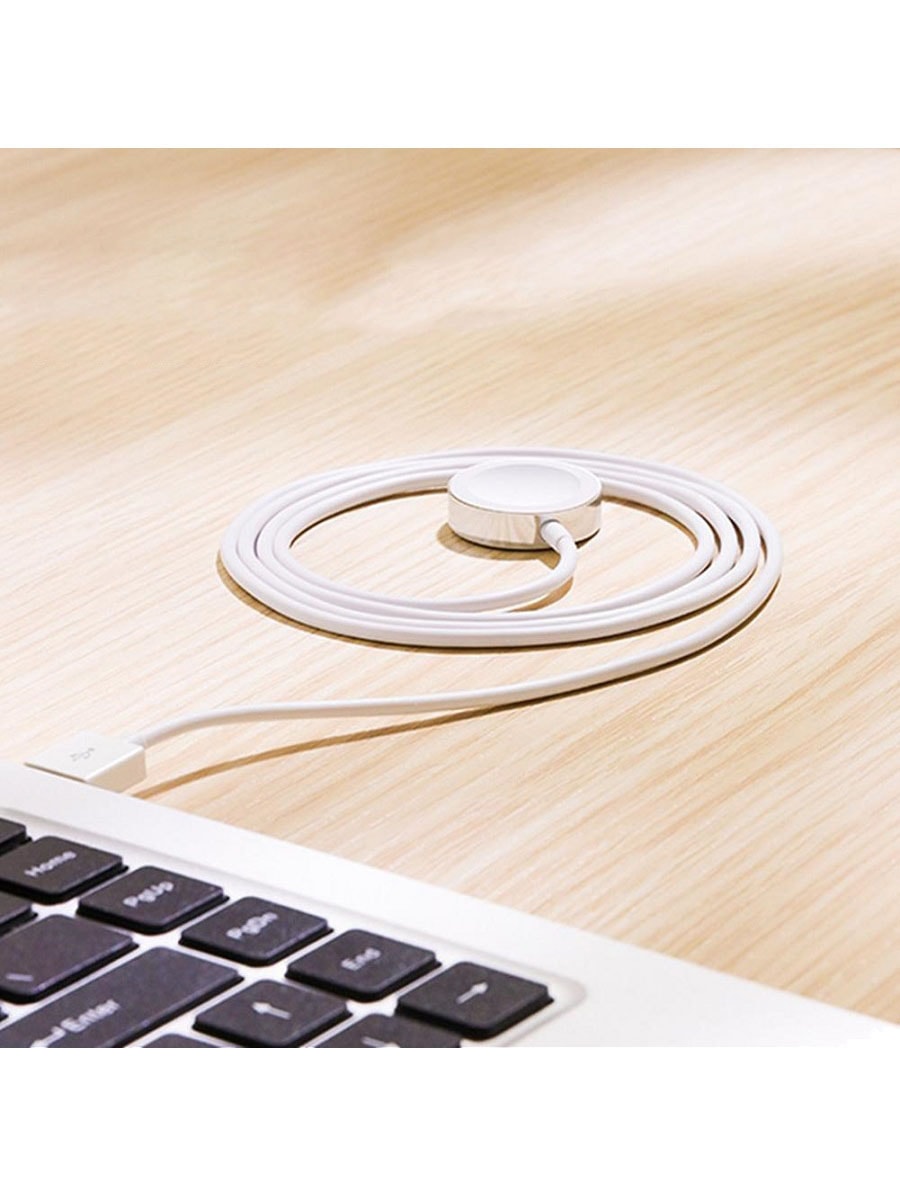 Магнитное зарядное устройство кабель для часов Apple Watch Joyroom S-IW001S в USB-A 1.2м белое