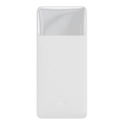Внешний аккумулятор повербанк Power bank Baseus Bipow Digital Display 20000mAh 15W белый PPDML-J02