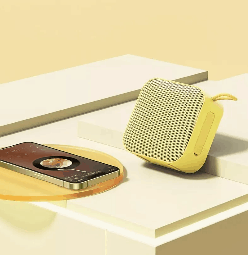 Колонка блютуз Remax RB-M2 желтая 1500mAh