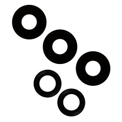 Стекло камеры для Samsung A525/A52 черное