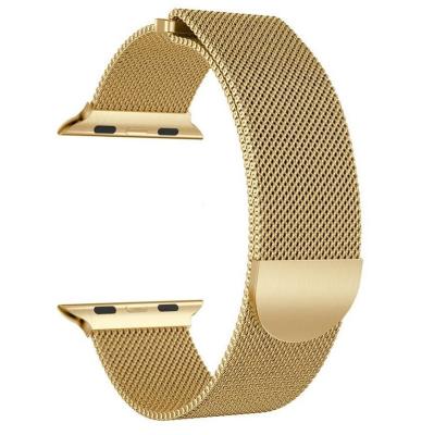 Ремешок для Apple Watch 42/44/45/49mm inax металлический сетчатый магнитная застежка розовое золото Ремешок для Apple Watch 42/44/45/49mm inax металлический сетчатый магнитная застежка розовое золото