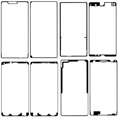 Скотч для тачскринов 3мм красный (прозрачный)